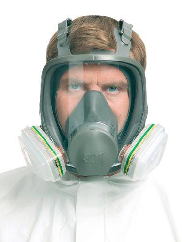 3M Vollmaske 6700 S, Gr. S, Bajonett-Klick-Anschluss, ohne Filter, EN 136-2