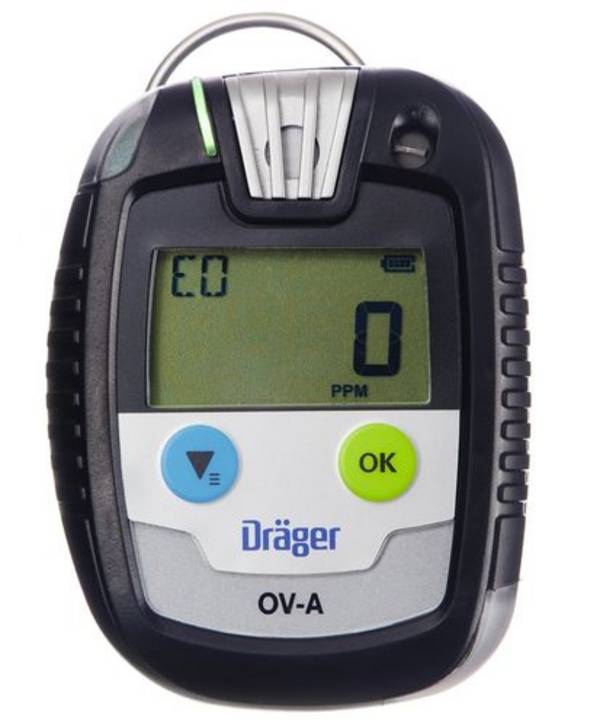Dräger Gaswarngerät Pac 8000 OV-A, für organische Dämpfe, 0 - 200 ppm