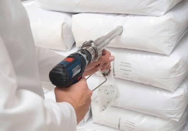 Allschicht-Probenehmer, für Granulate von 2 bis 4 mm, mit Stechlanze, 300 mm Einstechtiefe