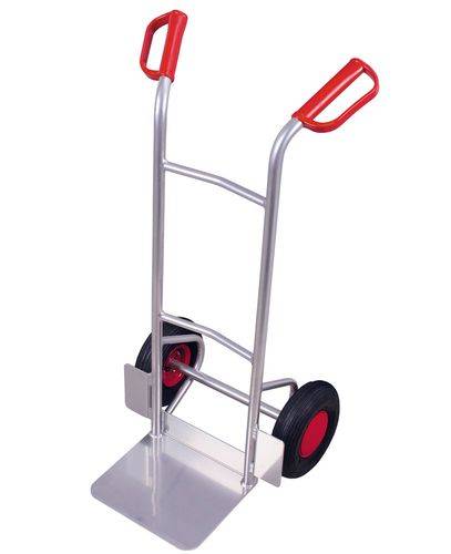 Transportkarre aus Aluminium, Luftbereifung, Höhe 1075 mm-0