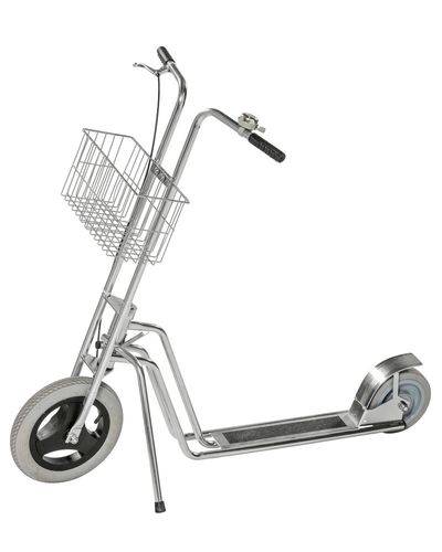 Betriebsroller KM Scooter2, 2 Räder Luft, mit Korb, Klingel und Trommelbremse-1
