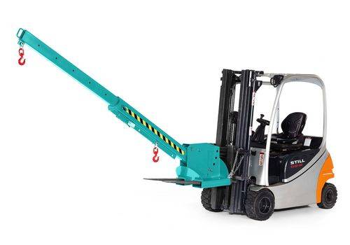 RR Industrietechnik Kranarm Typ RKT3 bis zu 3000kg Tragkraft RAL 5018 Türkisblau-1
