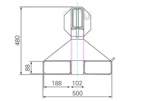 RR Industrietechnik Kranarm Typ RKA3 bis zu 3000kg Tragkraft RAL 7005 Mausgrau-3