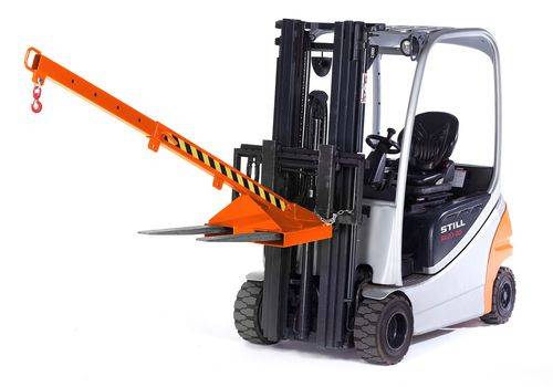 RR Industrietechnik teleskopierbarer Kranarm Typ RLH-T1 bis zu 1000kg Tragkraft RAL 2004 Reinorange-1