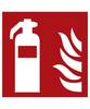 Brandschutzzeichen Feuerlöscher VE 10 Stk Kunststoff 200 x 200 mm. H. Marahrens Sicherheits- | Industrie- u.