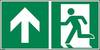 Rettungswege oben VE 10 Stk Aluminium 300 x 150 mm. H. Marahrens Sicherheits- | Industrie- u. Verkehrskenn- |
