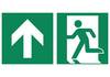 Rettungswege oben VE 10 Stk Kunststoff 300 x 150 mm. H. Marahrens Sicherheits- | Industrie- u. Verkehrskenn-