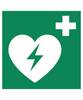 Rettungszeichen Automatisierter externer Defibrillator VE 10 Stk Kunststoff 150 x 150 mm. H. Marahrens