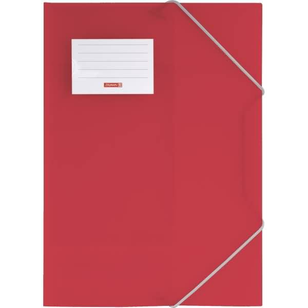 Brunnen FACT!pp, Envelope folder, A4, Polypropylen (PP), Rot, Gummiband, 1 Stück(e)-0