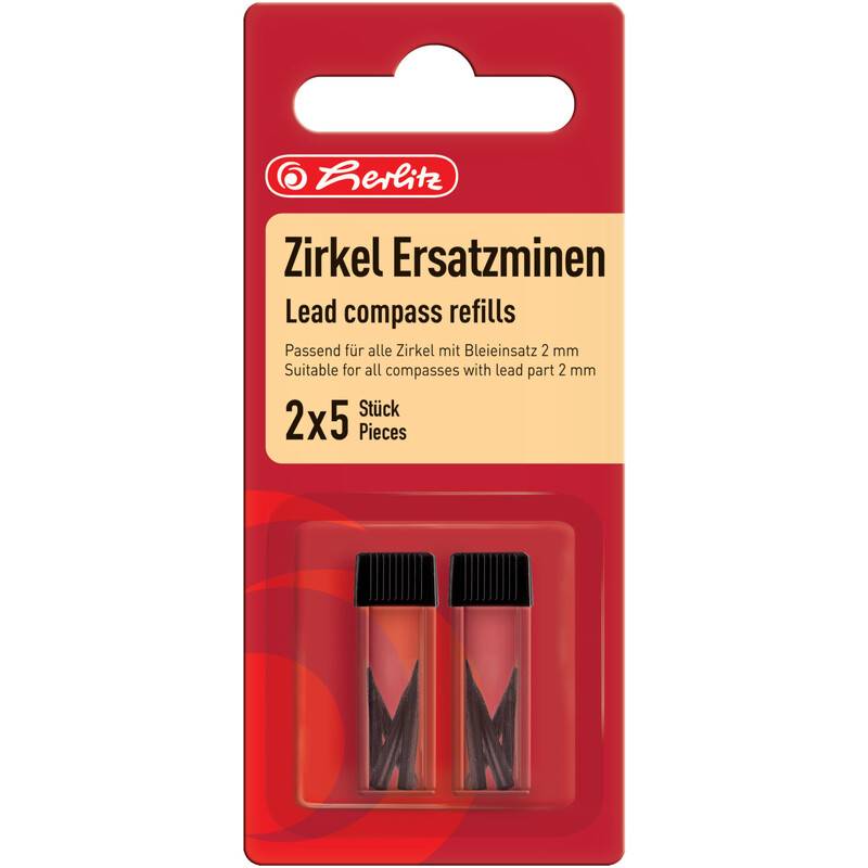 herlitz Zirkelminen, 2 x 5 Stück-0