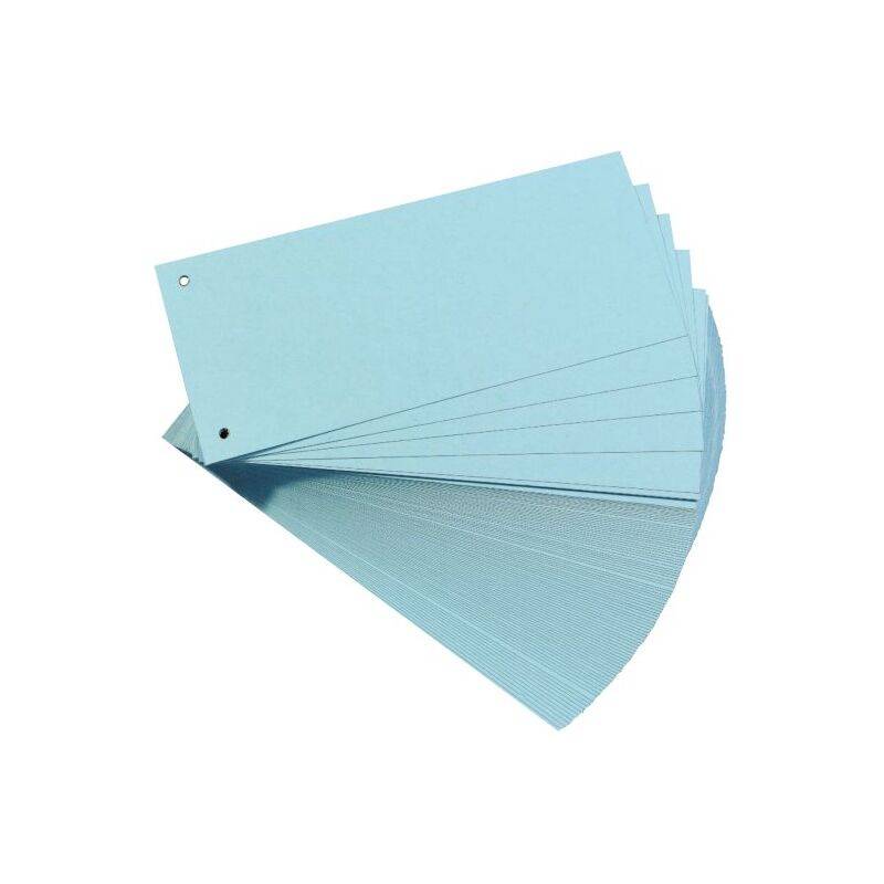 herlitz Trennstreifen, für DIN A4, Manila-Karton, blau-0