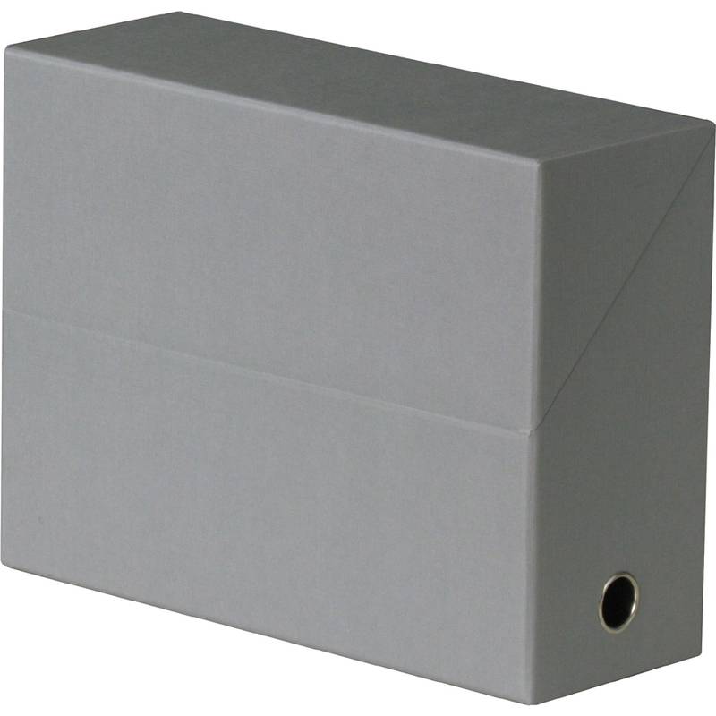 Oxford Dokumentenmappe, aus Wellpappe, grau-0