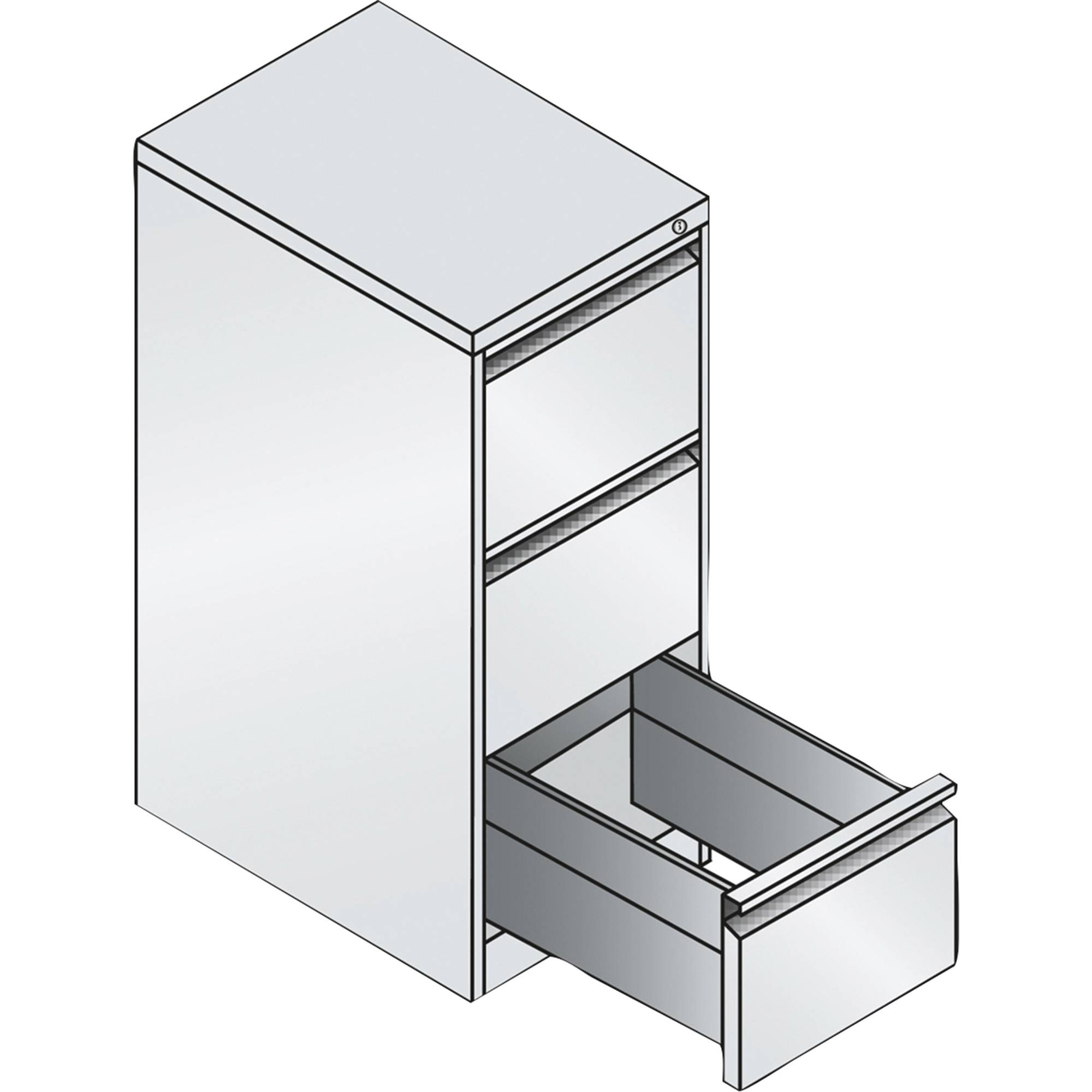 Hängeregistraturschrank Acurado A4 3Schübe sgr-1