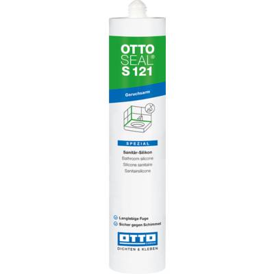 OTTOSEAL® S 121 Geruchsarmes Sanitär-Silikon 310 ml Kartusche C284 transparentgrau
