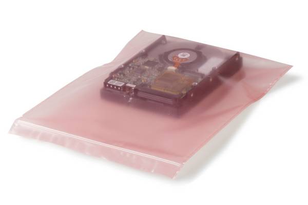 PE-Beutel, antistatisch, 150 x 225 mm, mit Druckverschluss