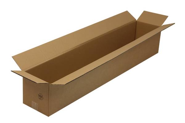 Wellpapp-Faltkarton lang 2-wellig, 1200 x 200 x 200 mm