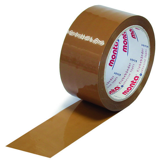 Klebeband Typ 610 Breite 50mm Länge 66m Stärke 48µ PP braun leise MONTA-0