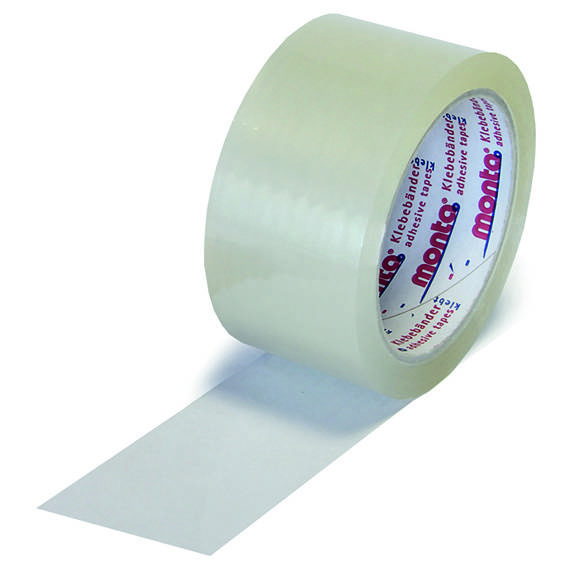 Klebeband Typ 610 Breite 50mm Länge 66m Stärke 48µ PP transparent leise MONTA