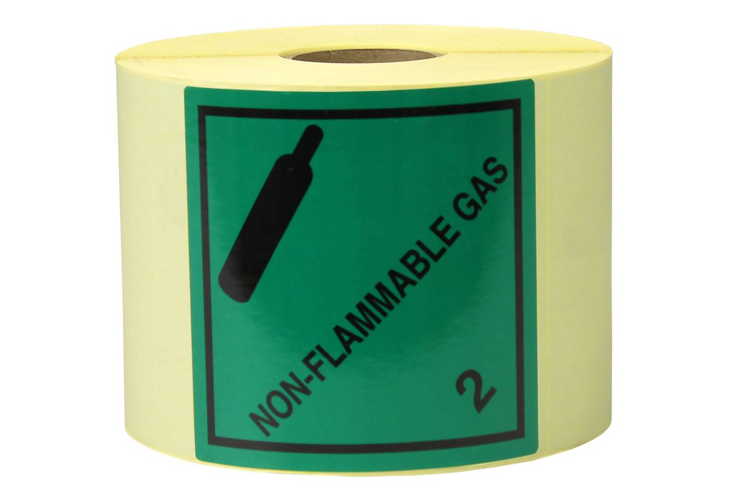 Gefahrgut-Etiketten, Papier, 100 x 100 mm, "Non Flammable Gas"-0