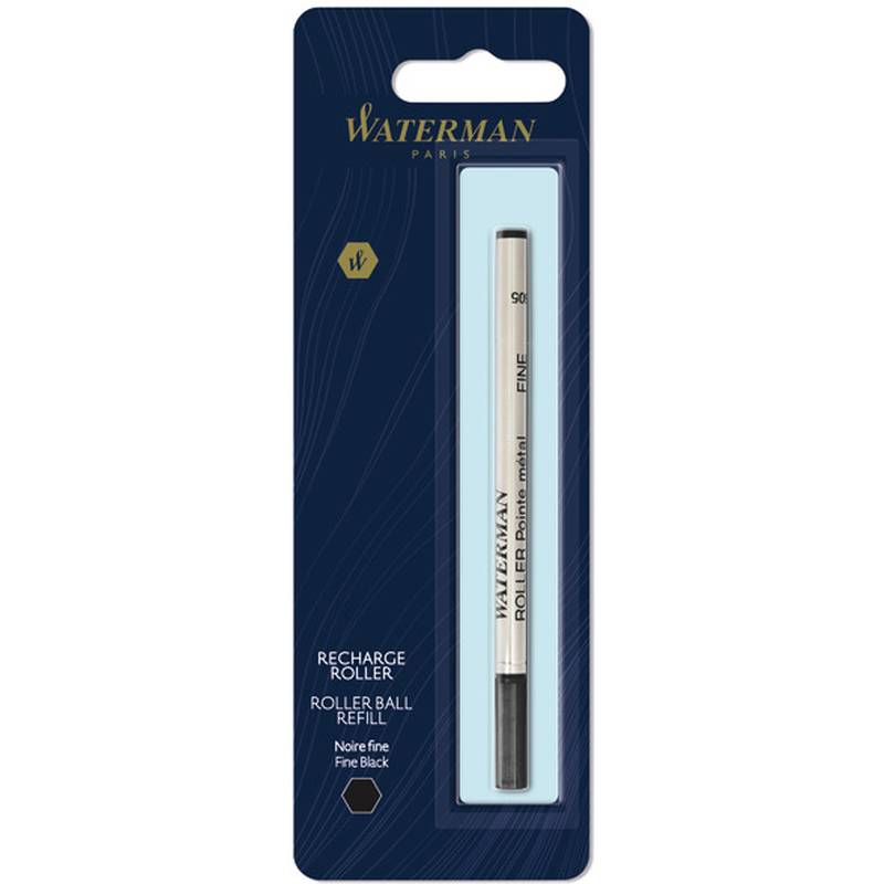 WATERMAN Tintenroller-Mine, schwarz, Strichstärke: F-0