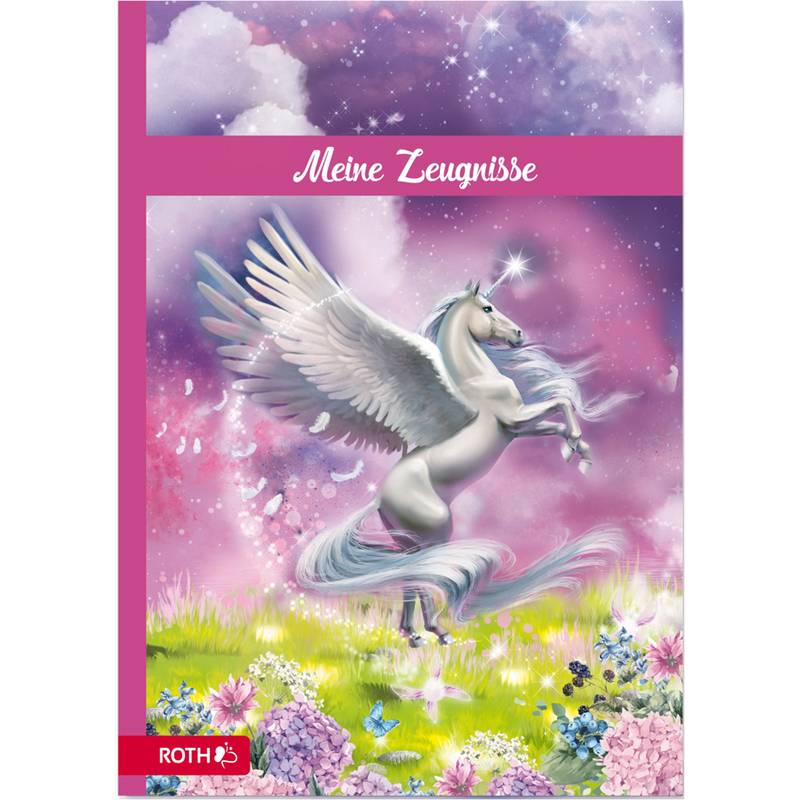 ROTH - Zeugnismappe DIN A4 10 Hüllen Pegasus-0