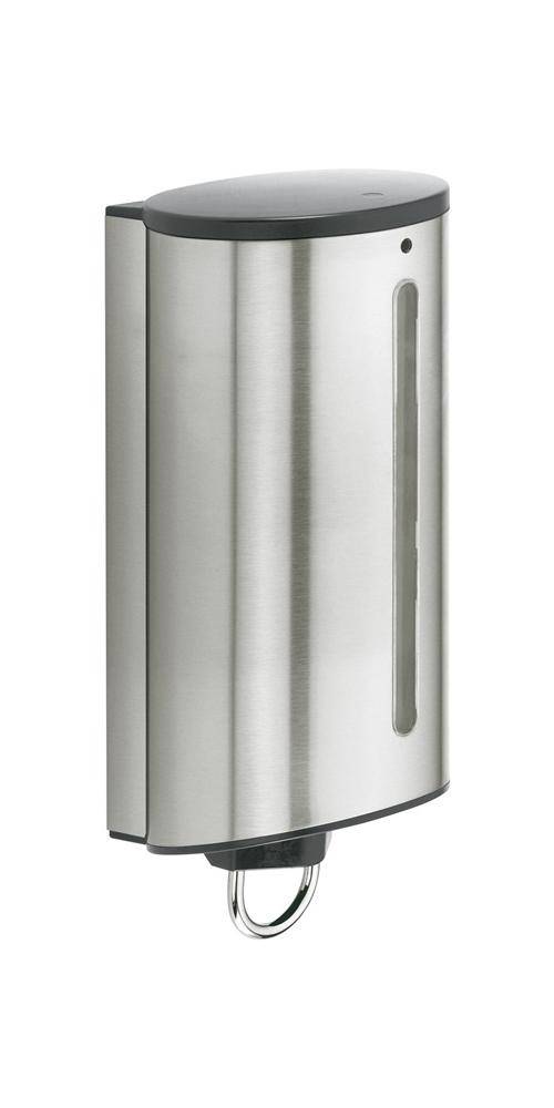 Keuco Plan Lotionspender, XL mit Pumpe und Kunststoffeinsatz, Silber eloxiert, 14954170100-0