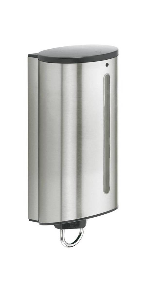 Keuco Plan Lotionspender, XL mit Pumpe und Kunststoffeinsatz, Silber eloxiert, 14954170100