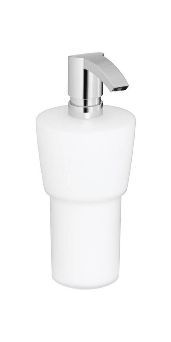 Keuco City.2 Lotionspender mit Pumpe, Echtkristallglas matt, Verchromt, 02753019000