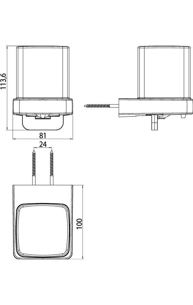 Emco EC Einhand-Seifenspender trend 00101-1