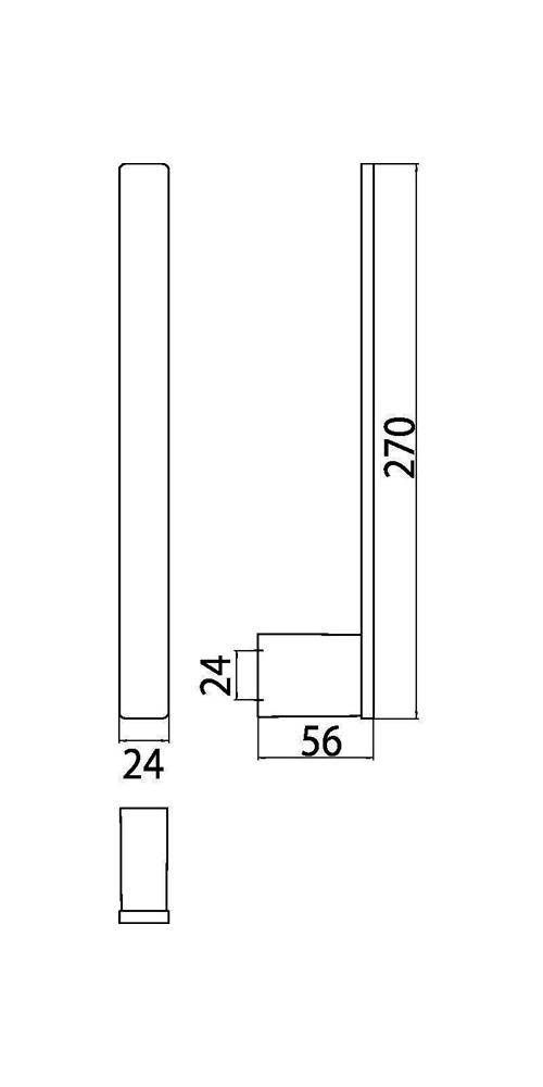Emco Reservepapierhalter LOFT senkrecht für 2 Rollen chrom-1