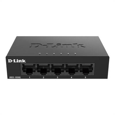 D-Link DGS-105GL/E 5-Port Gigabit Switch Light, Layer2 ohne IGMP