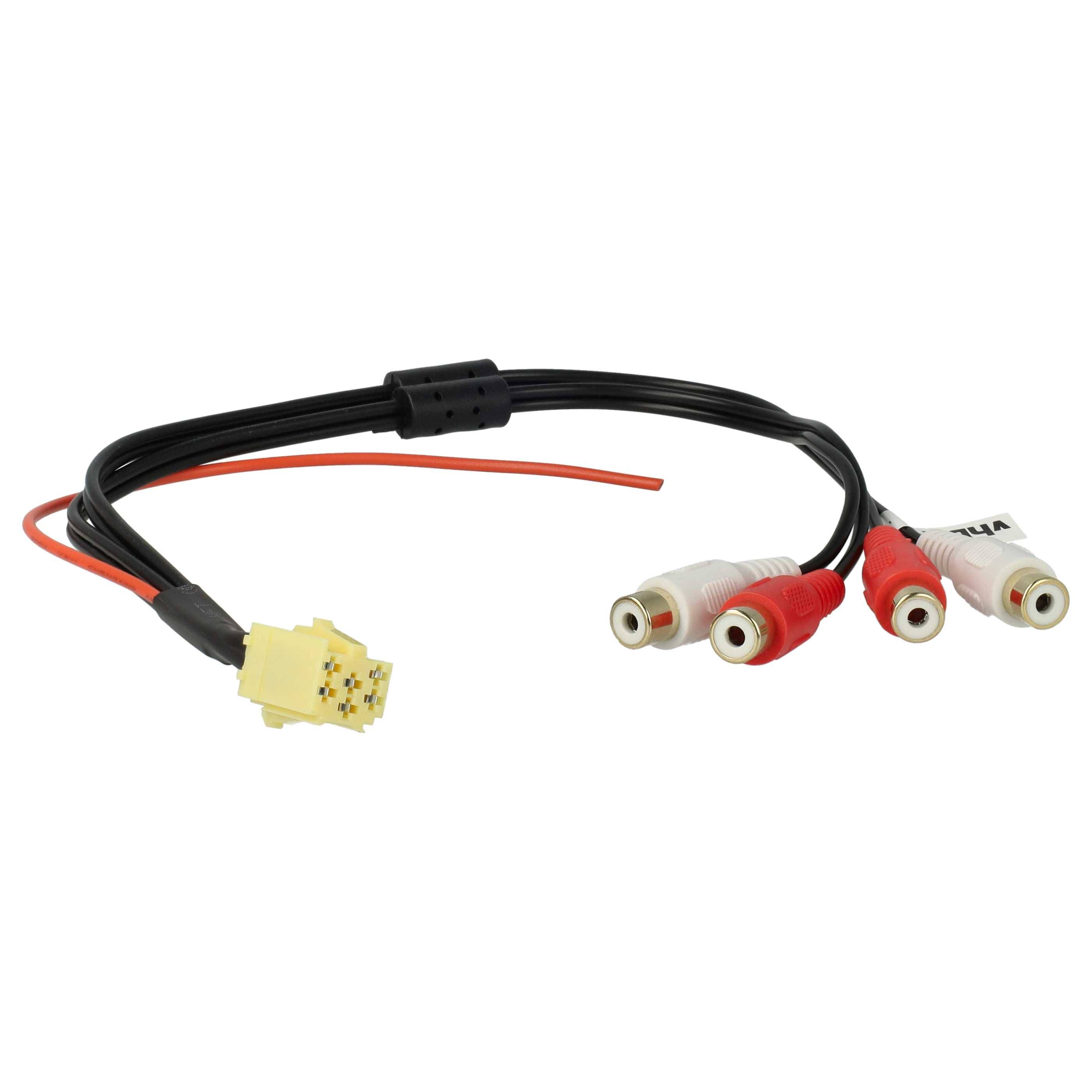 vhbw Autoradio ISO Adapter kompatibel mit VW MFD Navi Vers. D | MFD Navi Vers. E, MFD Navi Vers. F, MFD Navi Vers. B