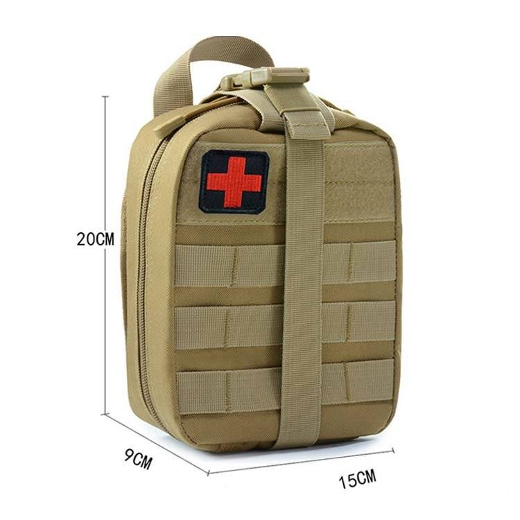 Preisbild für First Aid Kit taktische Tasche, EMT Erste Hilfe Notfalltasche Camouflage grün (34-teilig)