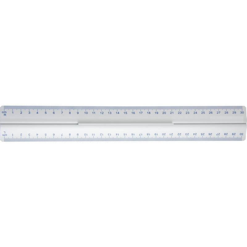 WEDO Lineal 30cm Alu mit Griff, f. Rechts- u. Linkshänder-0