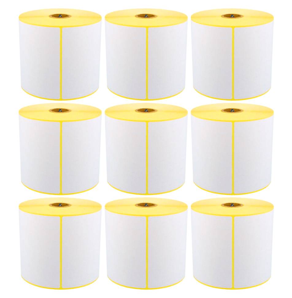 9x ARLI Thermoetiketten 100x150 mm – 500 Stück pro Rolle – 25,4 mm Kern – Versandetiketten-0