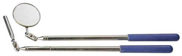 Magnetheber u. Inspektionsspiegel-Satz - Spiegel-Ø 50 mm - bis 412mm ausziehbar