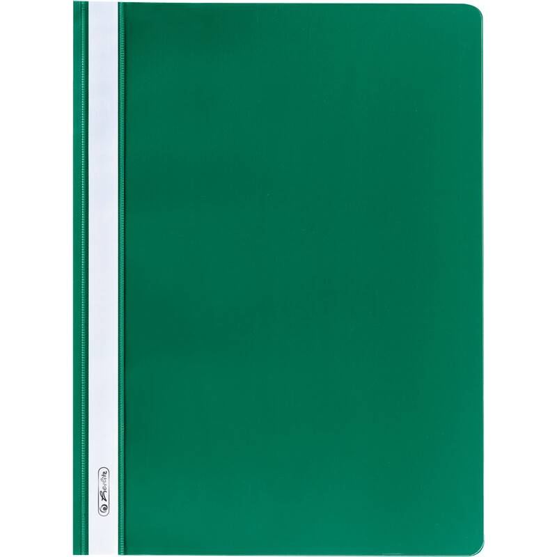 herlitz Schnellhefter, DIN A4, aus PP-Folie, grün
