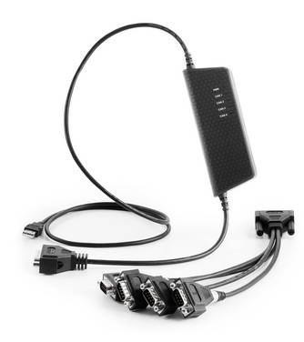 KVASER USBcan Pro 4xHS (01261-5), USB CAN FD Interface, vierkanalig, programmierbar, galvanisch getrennt, Sub-D-9