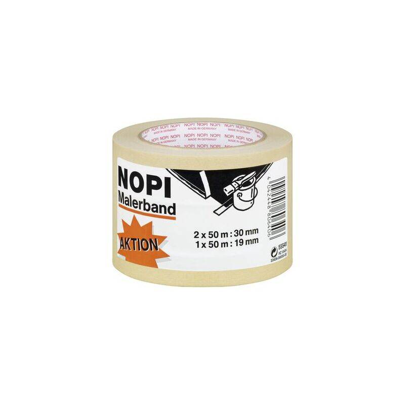 NOPI Maler Krepp Papierabdeckband, 2er Aktions-Turm, beige-0