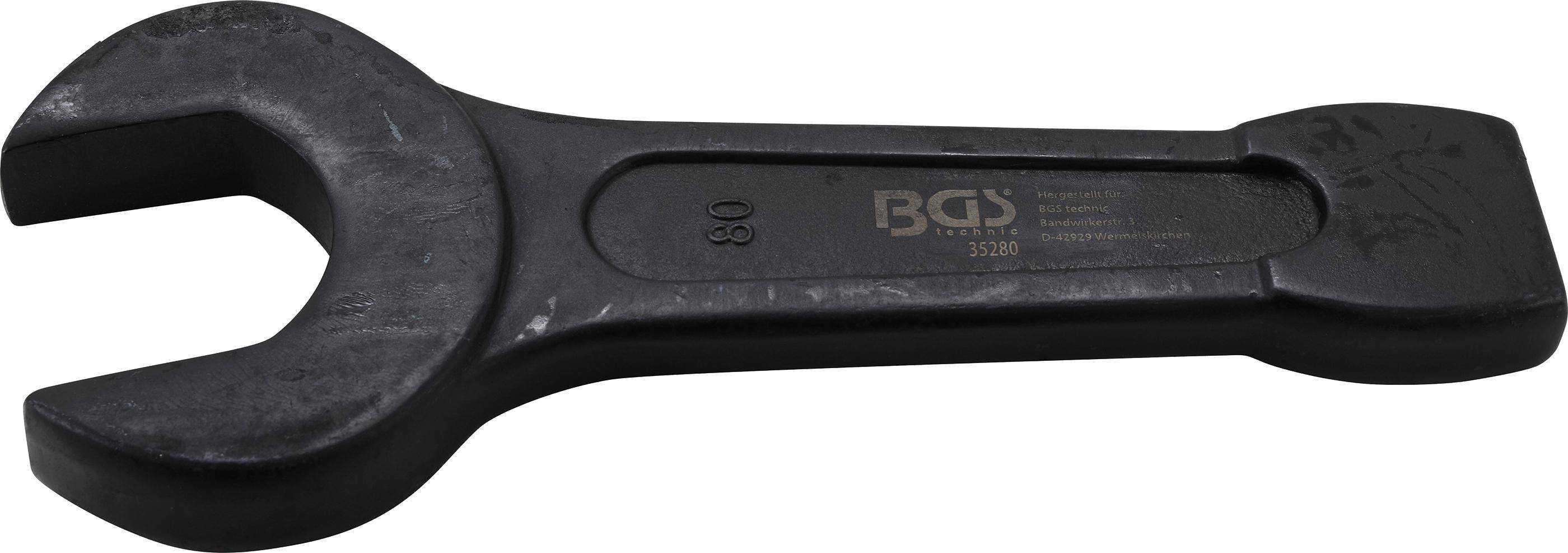BGS 35280 Schlag-Maulschlüssel, SW 80 mm-0