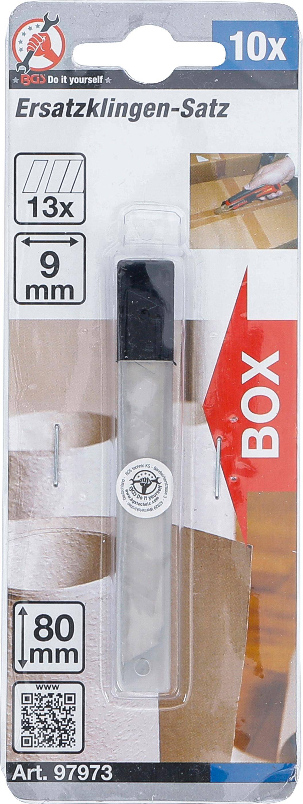 BGS Diy Ersatzklingen-Satz | 9 mm | 10-tlg.-2