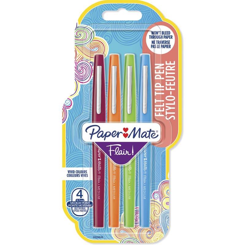 Paper:Mate Faserschreiber Flair Original FUN, 4er Etui