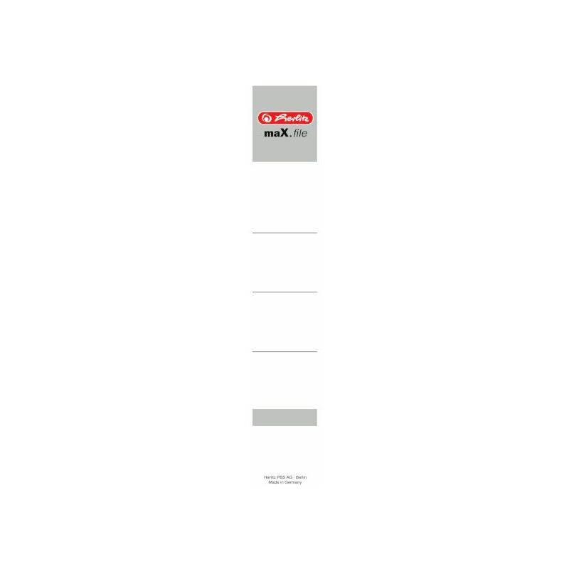 herlitz Ordnerrücken-Einsteckschilder maX.file, 30 x 190 mm-0