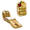 First Aid Kit taktische Tasche, EMT Erste Hilfe Notfalltasche Camouflage grün (34-teilig)