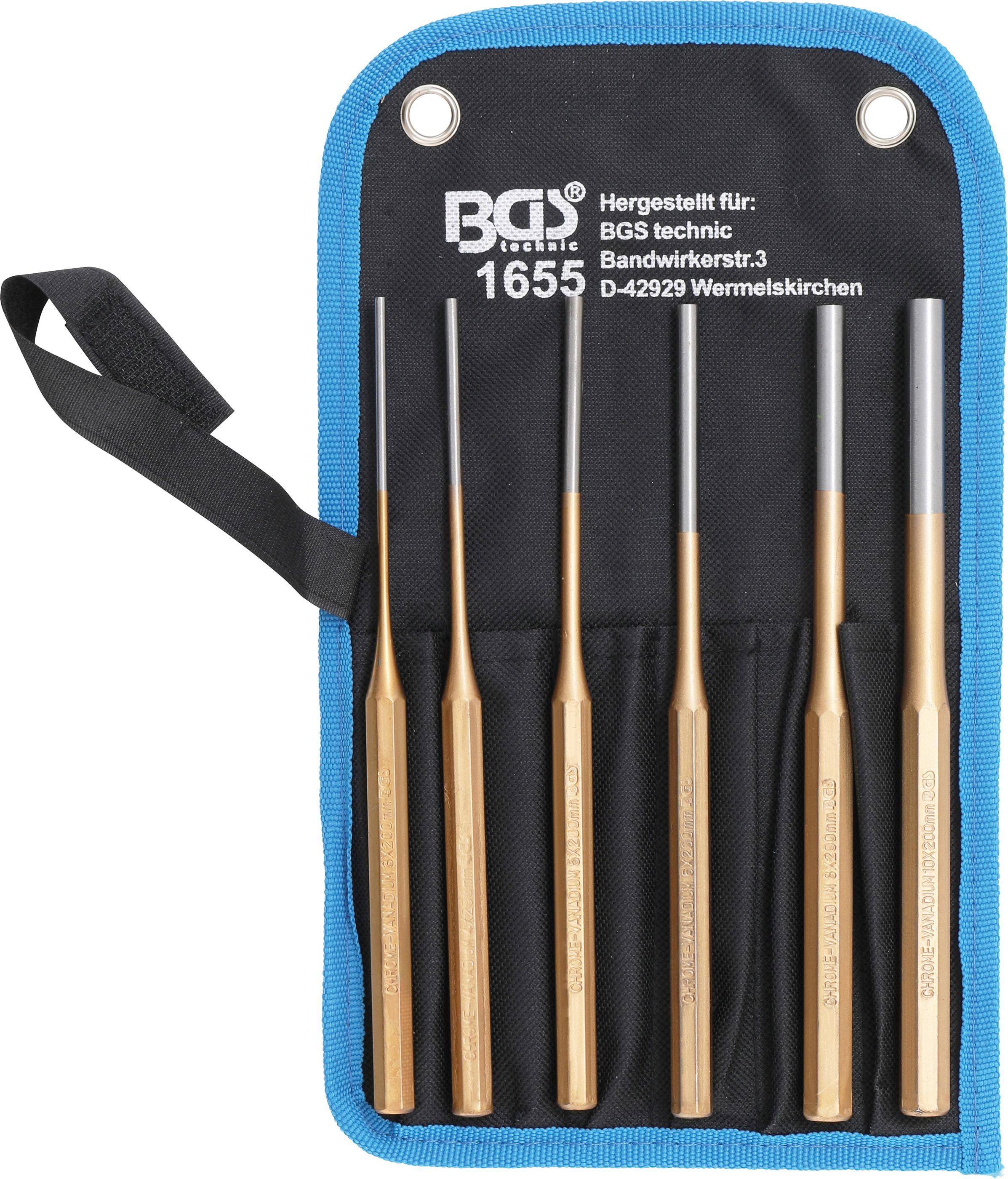BGS 1655 Splintentreiber-Satz, 200 mm, 3 - 10 mm, 6-tlg.-0