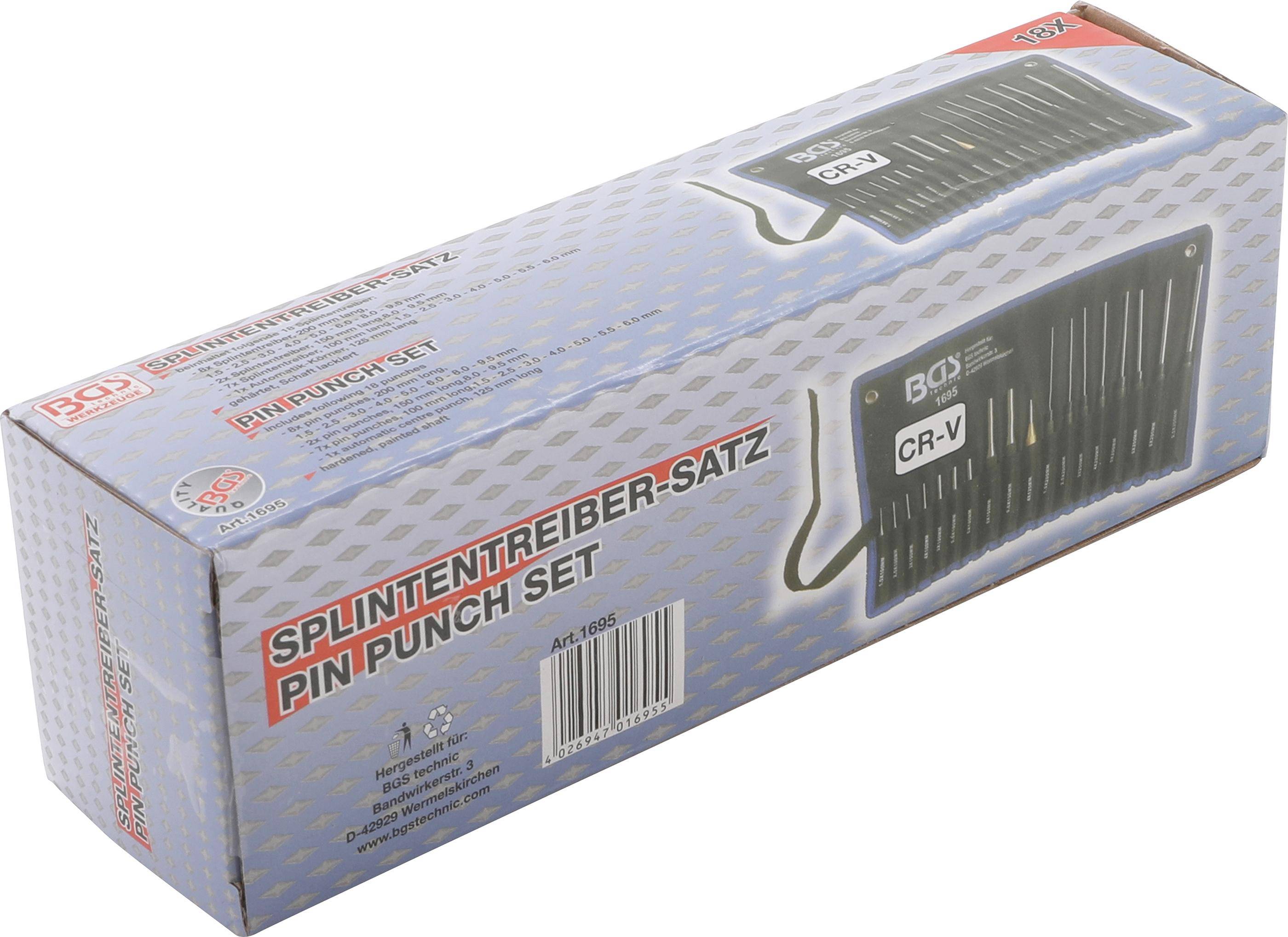Splintentreiber-Set - 18-tlg. - in Aufbewahrungstasche-1