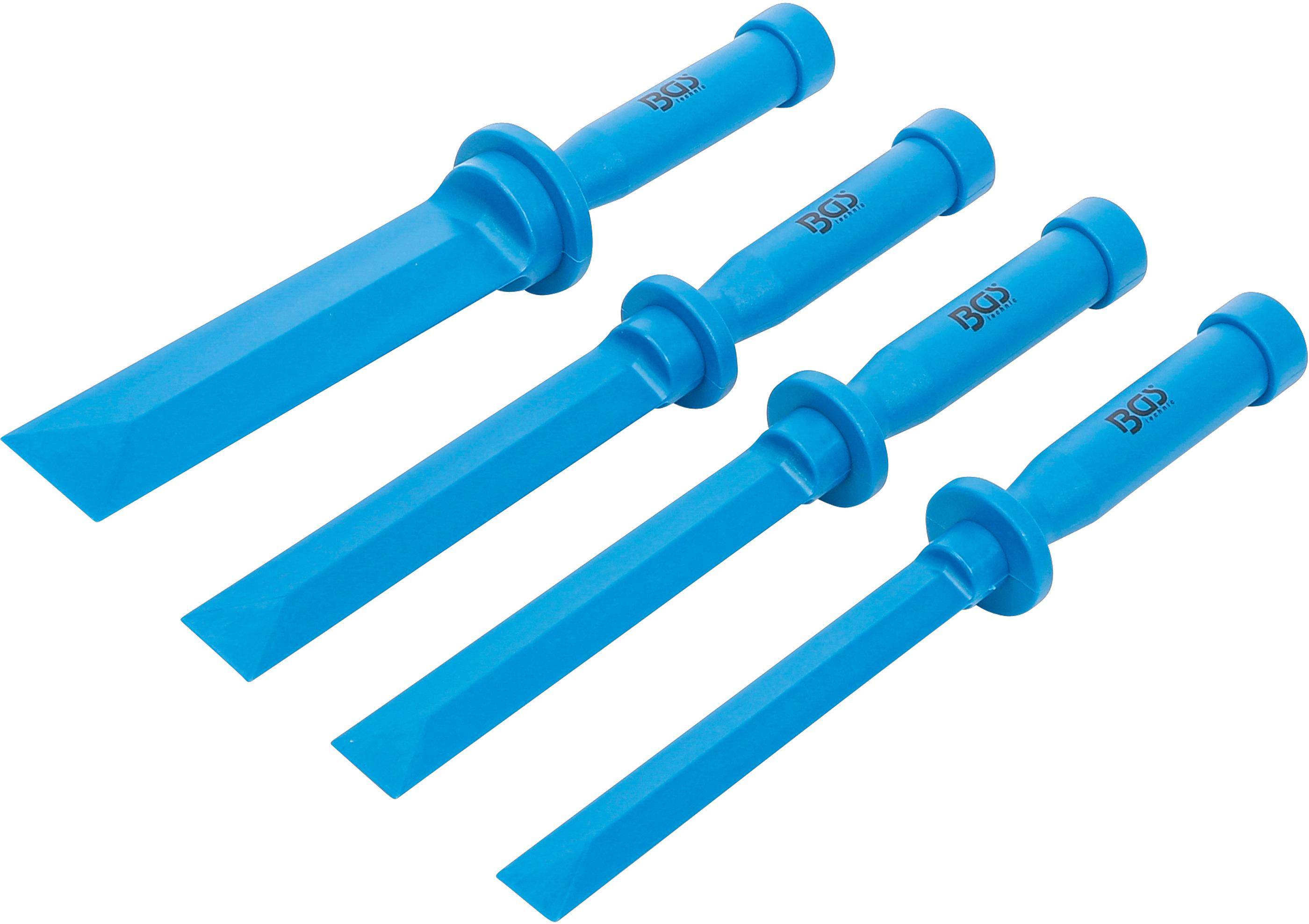 Kunststoff-Schaber-Satz 19 - 22 - 25 - 38 mm breit 4-tlg.-0