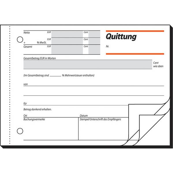sigel Formularbuch "Quittung", 2 + 1 Aktion