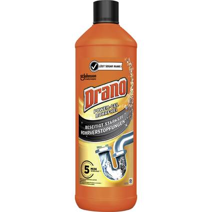 Drano Abflussreiniger POWER-GEL ROHRFREI, 1 Liter-0