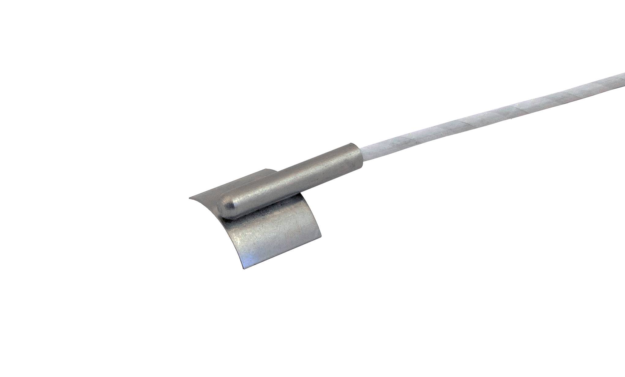 promesstec Pt1000 Anlegefühler / Anlegehülse Messing / 5m PTFE-Leitung / 2-Leiter / -50°C…+260°C-0